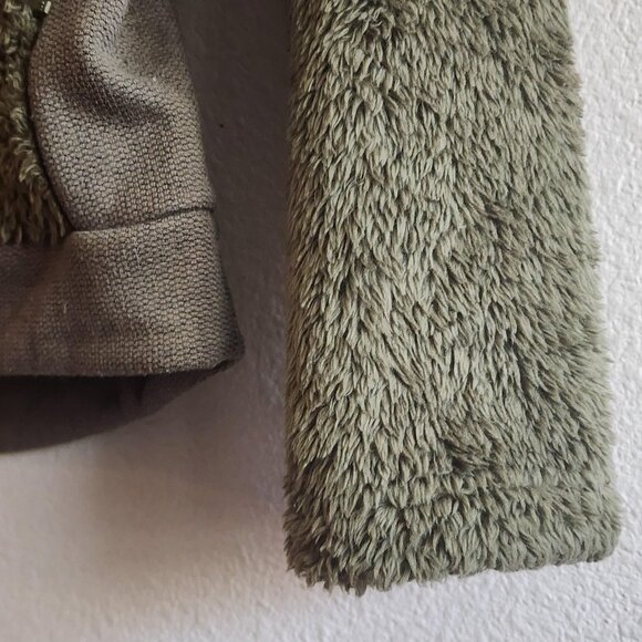 North Face Jacket Womens Small Furry Full Zip High Pile Sherpa Fleece Winter - Picture 5 of 13